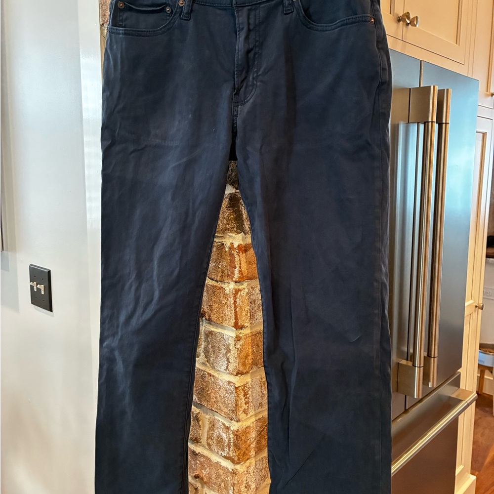 Lucky Brand Men's Navy Brushed Twill 5-pocket Pants